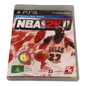 NBA 2K11 PlayStation 3 PS3 Basketball Video Game Complete Michael Jordan Bulls